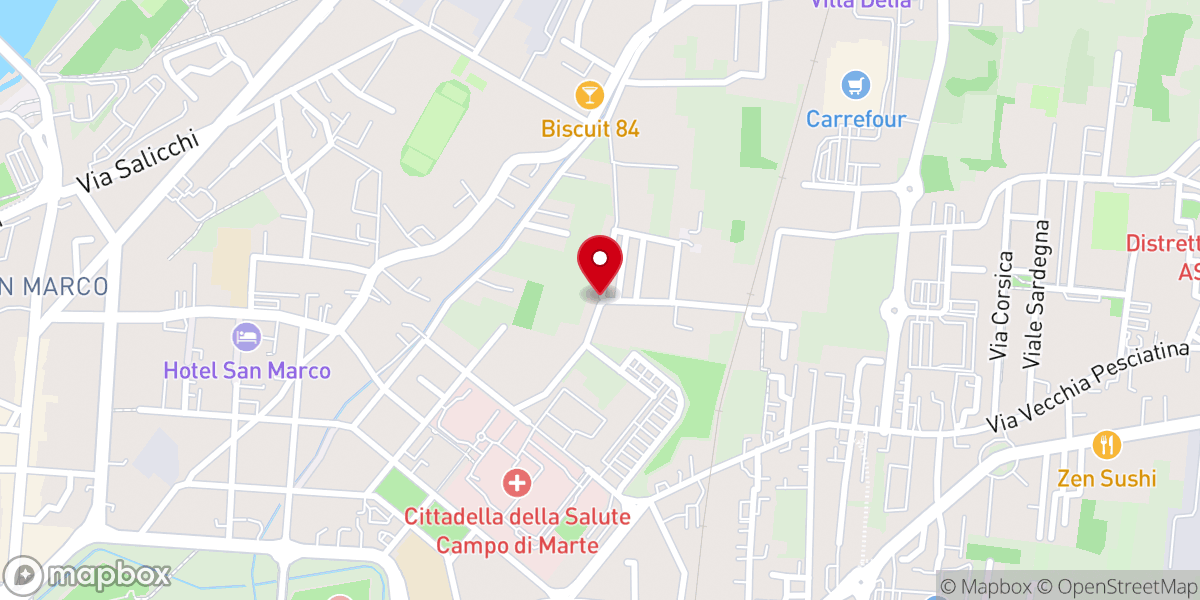 Map showing location of Chiesina Delle Cornacchie