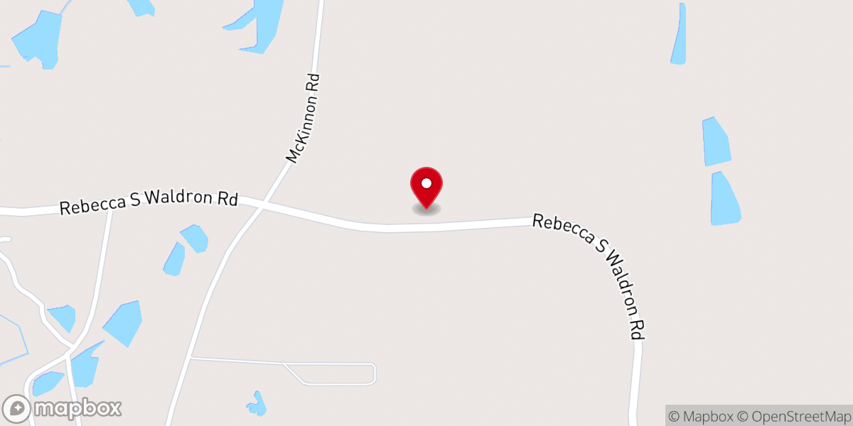 Map showing location of Green Acres Baptist Church