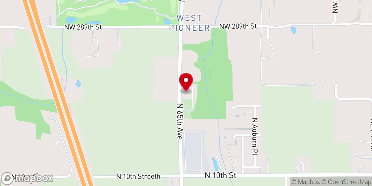 Map showing location of St Mary of Guadalupe Mission