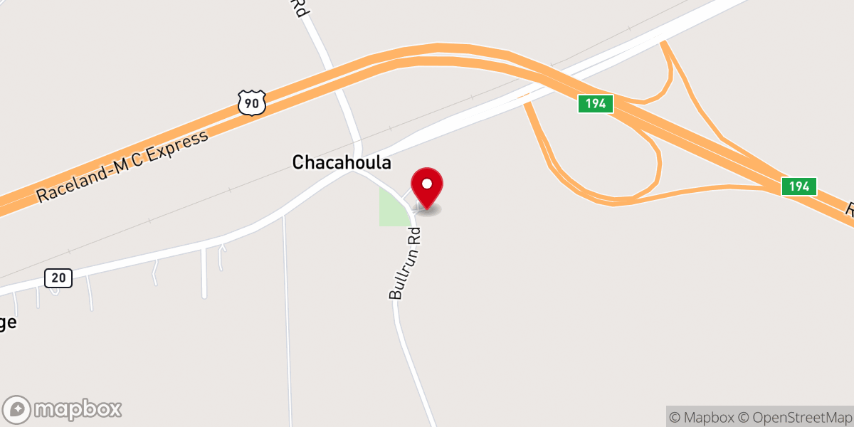 Map showing location of St Lawrence Catholic Church