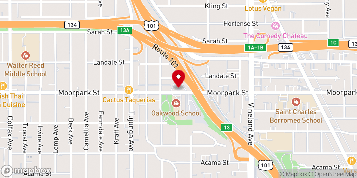 Map showing location of Saint Anne Melkite Greek Catholic Cathedral