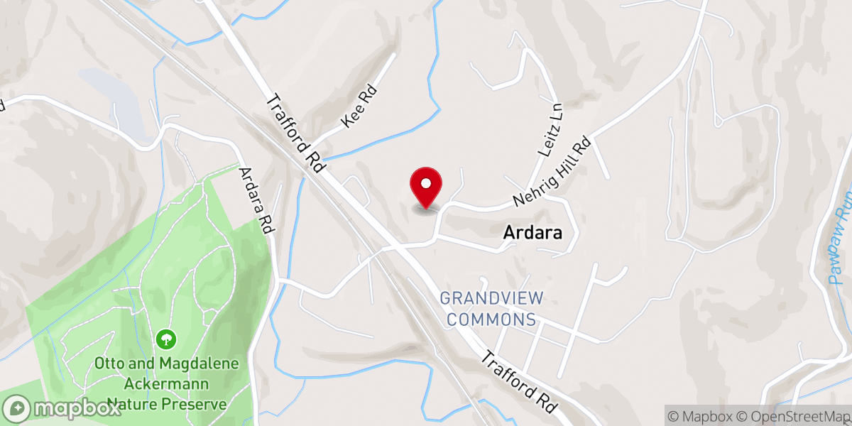 Map showing location of Ardara United Presbyterian Church