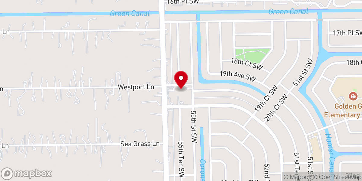 Map showing location of Grace Community Church Npls