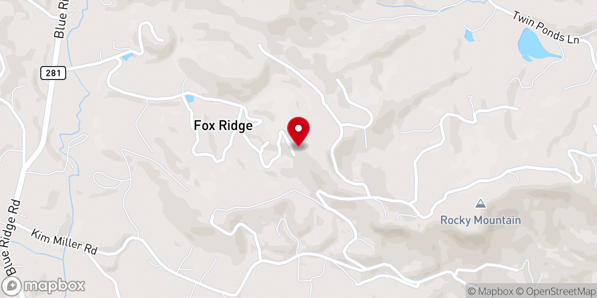 Map showing location of Inword Ministries