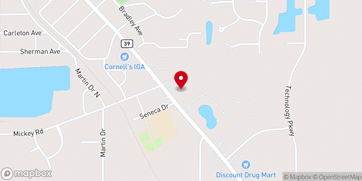 Map showing location of Storyside Church