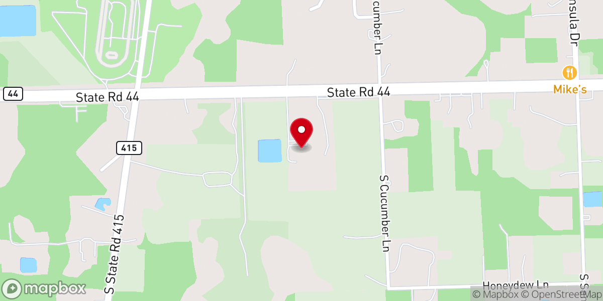 Map showing location of Tomoka Christian Church - New Smyrna Beach Campus