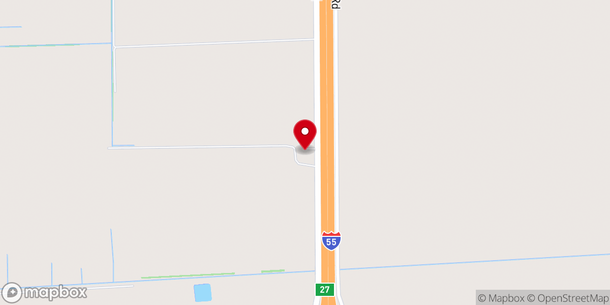 Map showing location of Pleasant Grove Church
