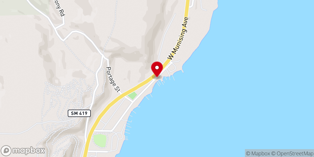 Map showing location of Seaberg Pontoon Rentals