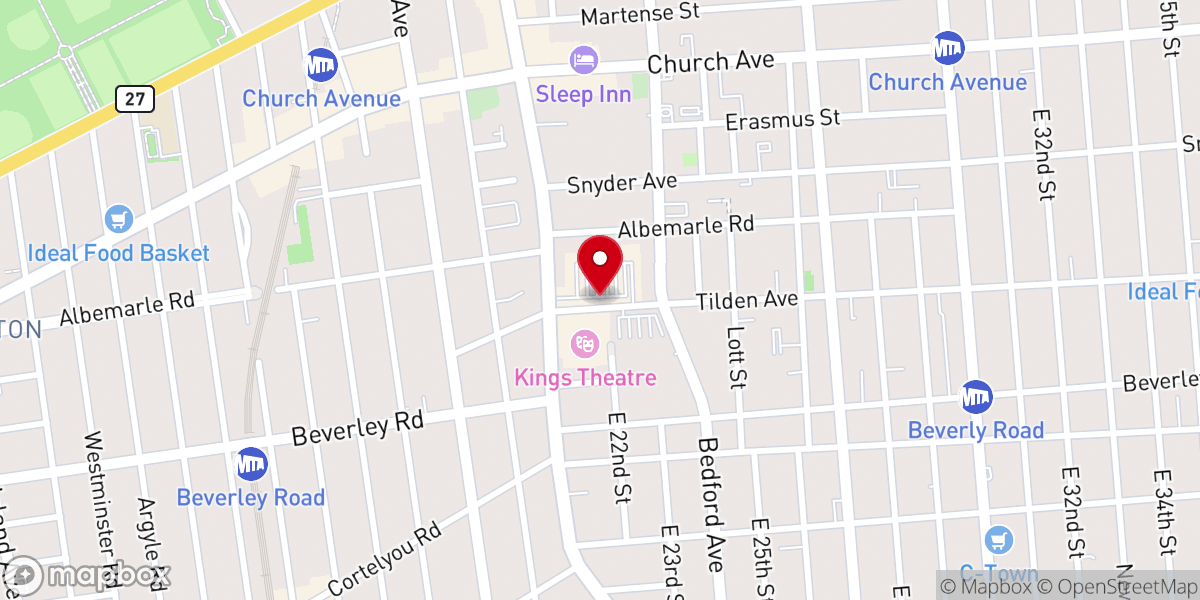 Map showing location of Church of the Holy Redeemer Inc