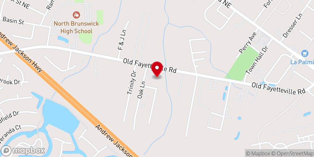 Map showing location of Love Faithfully Ministries