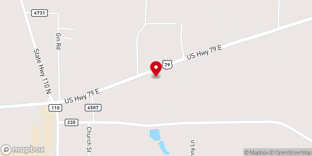 Map showing location of Iglesia del pueblo New Summerfield