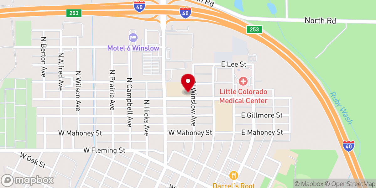 Map showing location of St. Paula Adoration Chapel