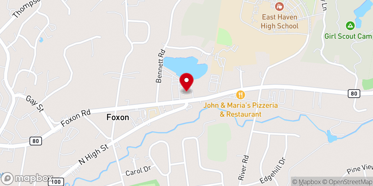 Map showing location of Our Lady of Pompeii Church
