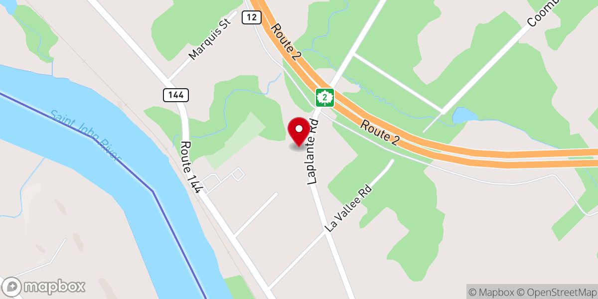 Map showing location of Saint-Léonard-Parent