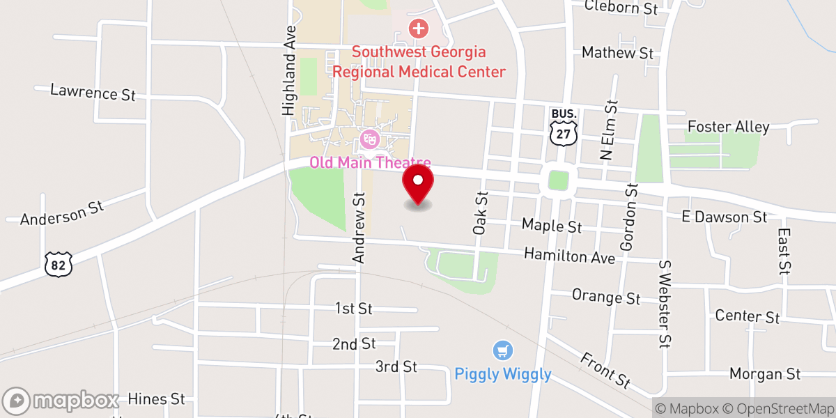 Map showing location of Greater Grace Ministries Inc