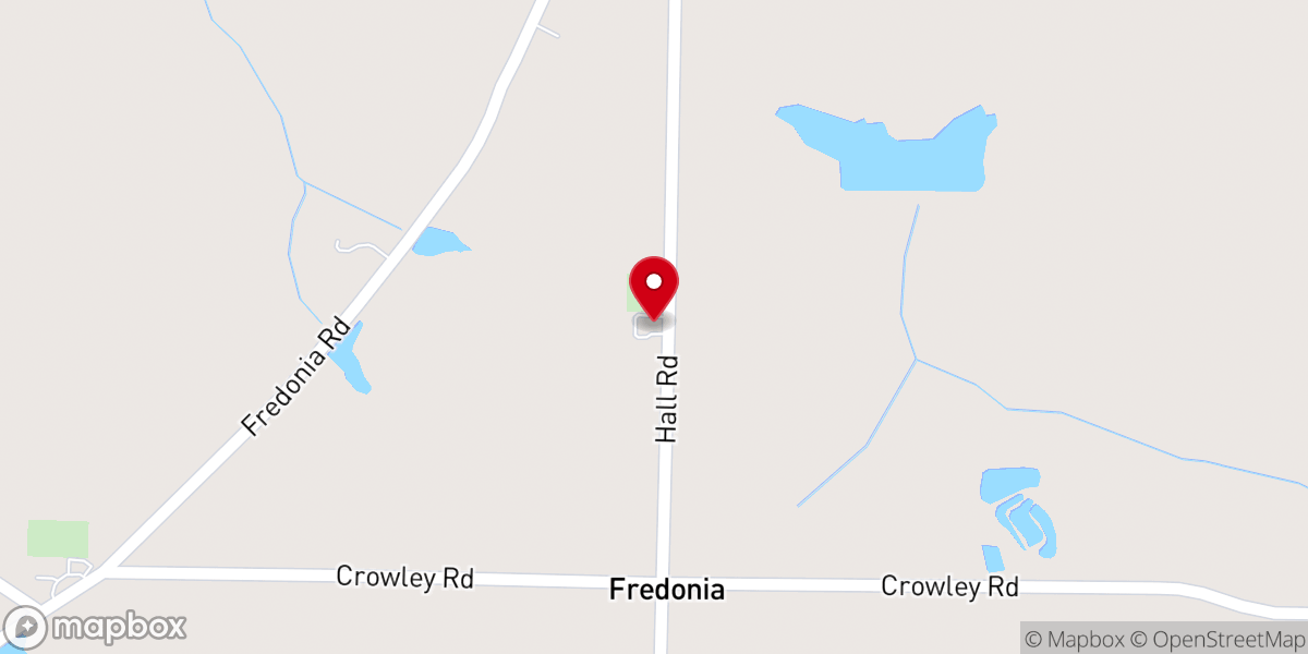Map showing location of Springhill Missionary Baptist