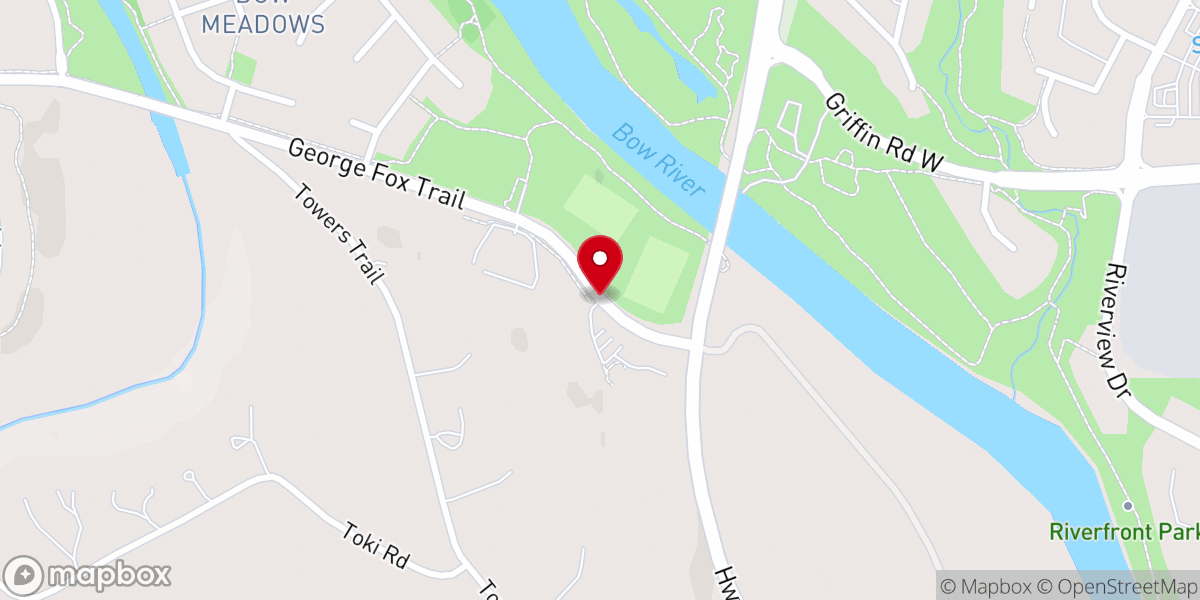 Map showing location of St Peter's Lutheran Church