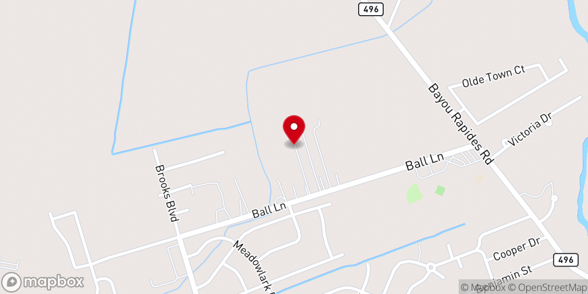 Map showing location of Heartland Christian Church