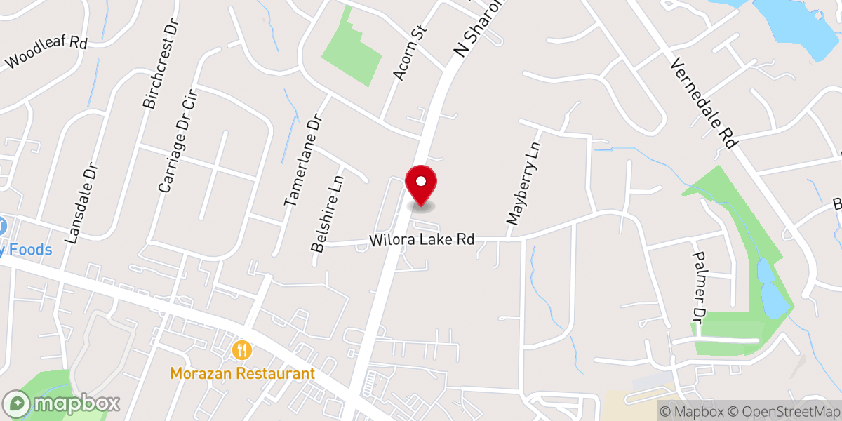 Map showing location of Charlotte Calvary Church of the Nazarene
