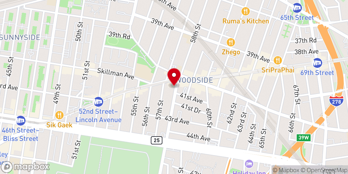 Map showing location of Church in New York Inc