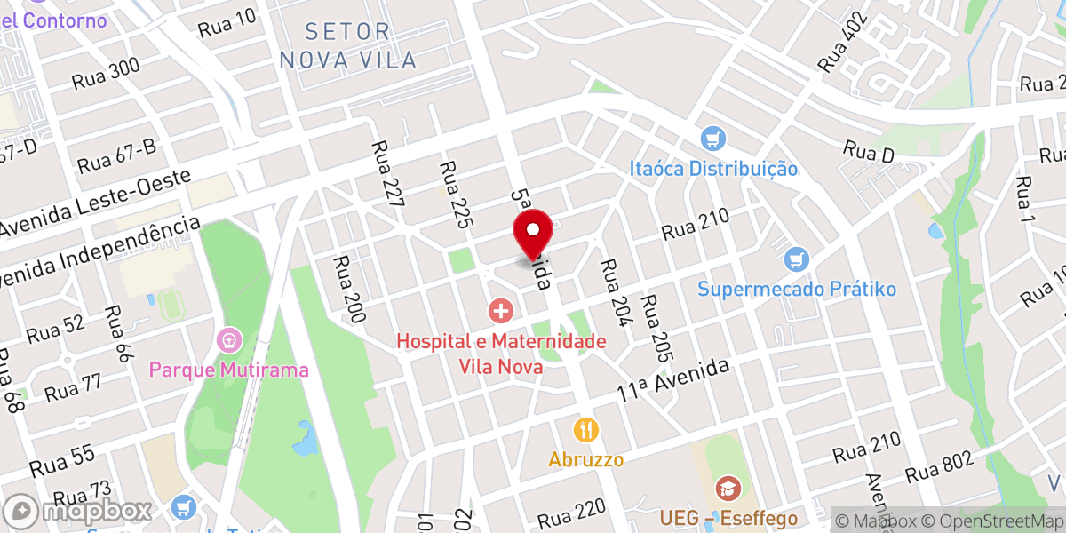 Map showing location of Igreja Batista de Vila Nova - IBVN