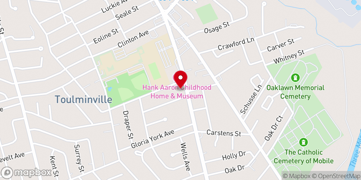Map showing location of Phillips Temple Church of God