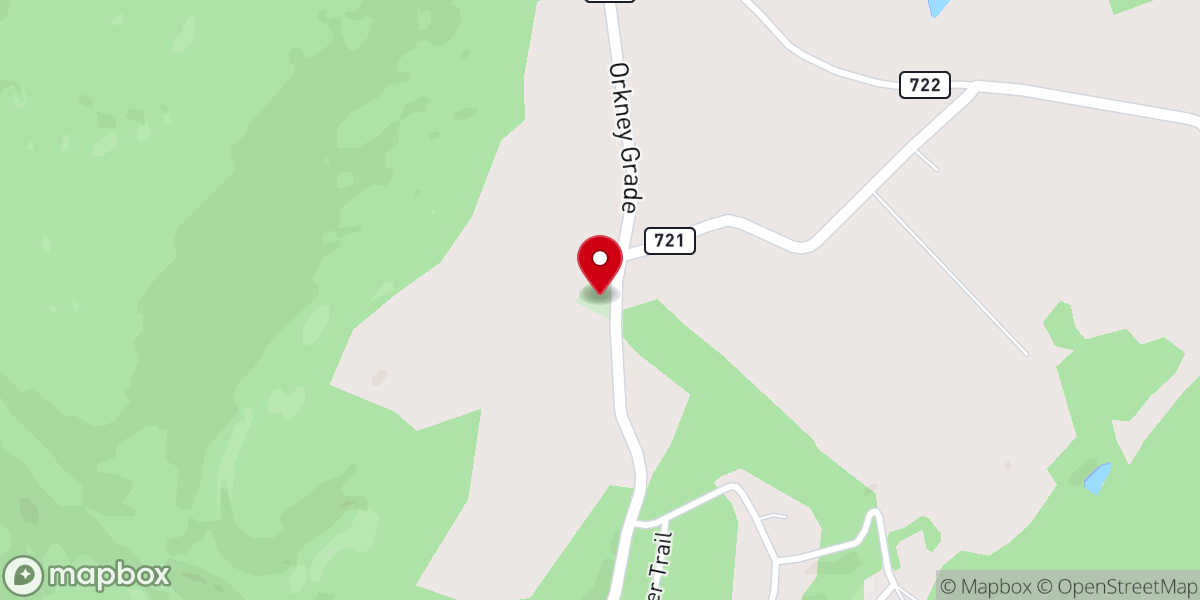 Map showing location of Mt Hermon United Methodist Church