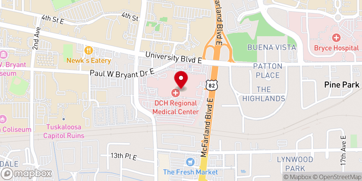 Map showing location of Brown House