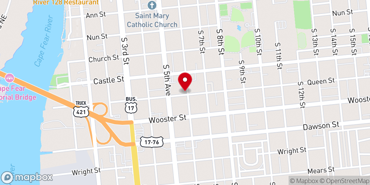 Map showing location of Church of the Good Shepherd