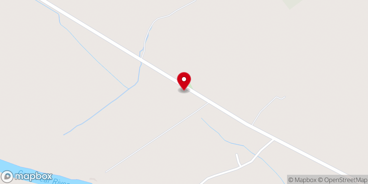 Map showing location of Martin Chapel AME Zion Church