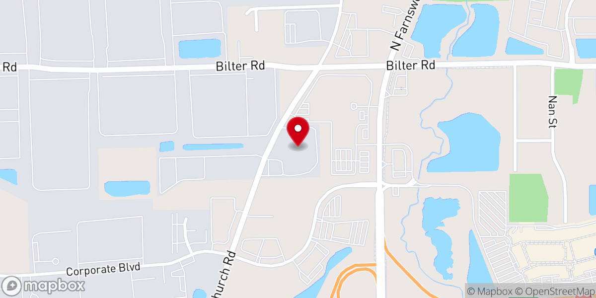 Map showing location of Gonnella Baking Co