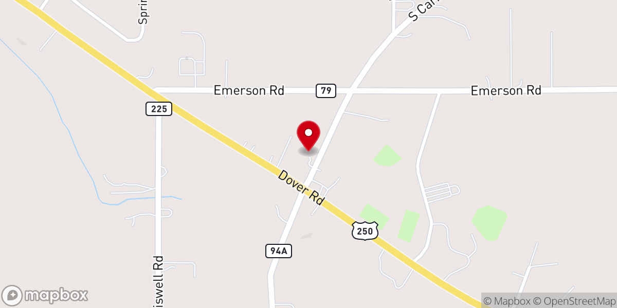 Map showing location of Anchor of Hope Mennonite Church