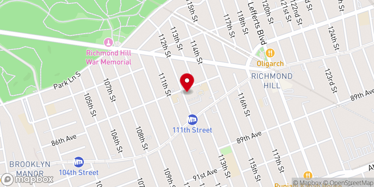 Map showing location of Roman Catholic Diocese of Brooklyn