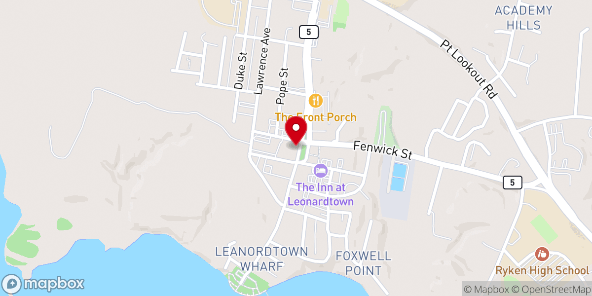 Map showing location of Escape Rooms Southern Maryland