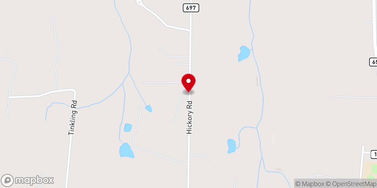 Map showing location of Southside Mennonite Church