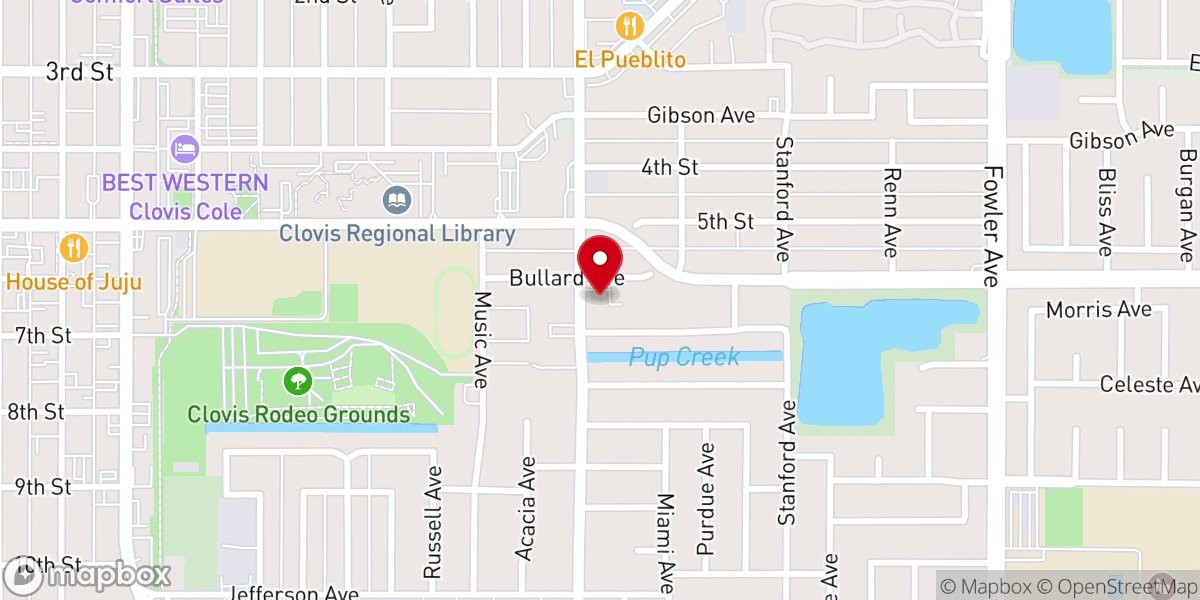 Map showing location of Valley Chinese Baptist Church 斐市華人浸信會