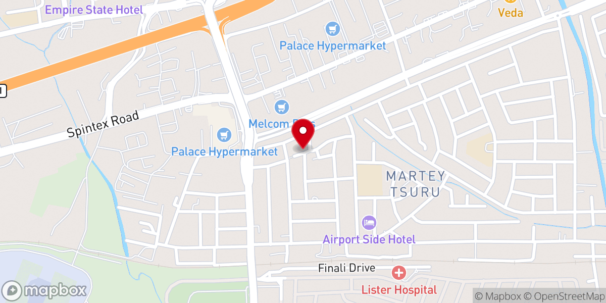 Map showing location of East Airport Seventh-Day Adventist Church