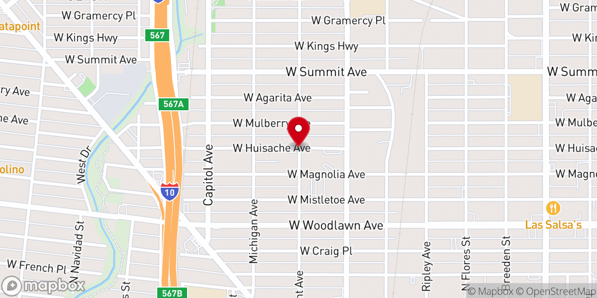 Map showing location of Grace Cathedral Church of God in Christ