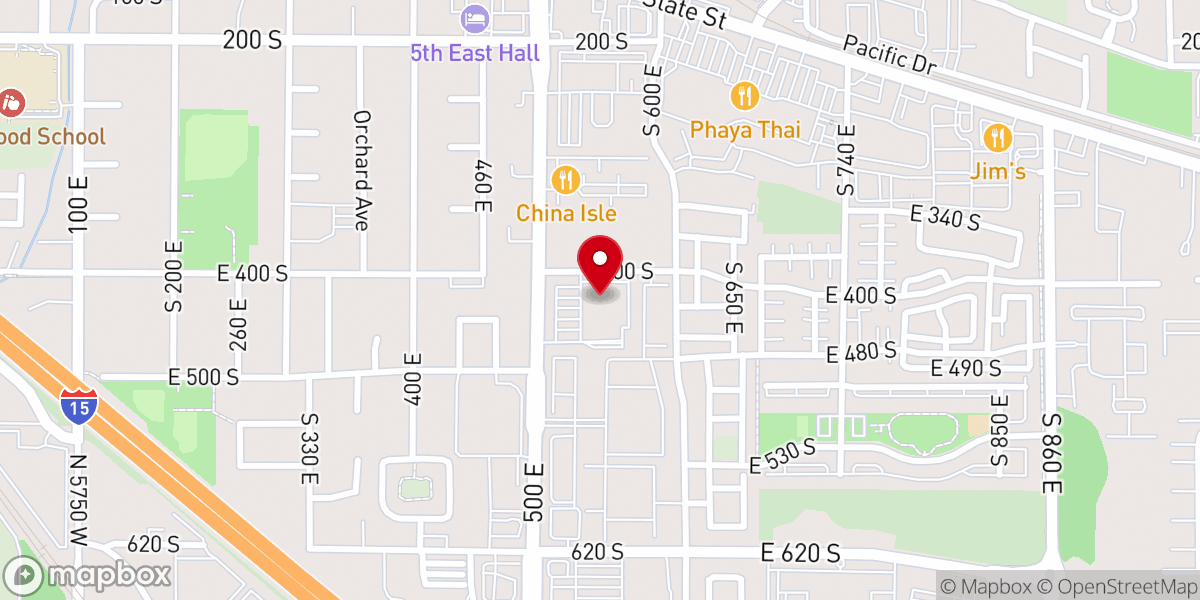 Map showing location of Deseret Industries Thrift Store & Donation Center