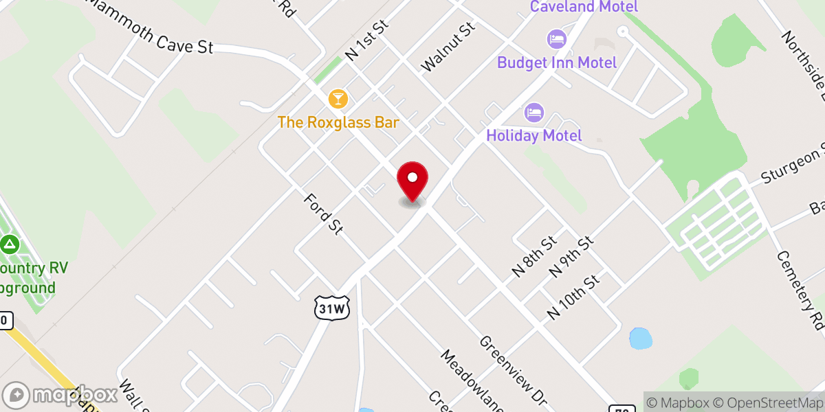 Map showing location of Highland United Methodist