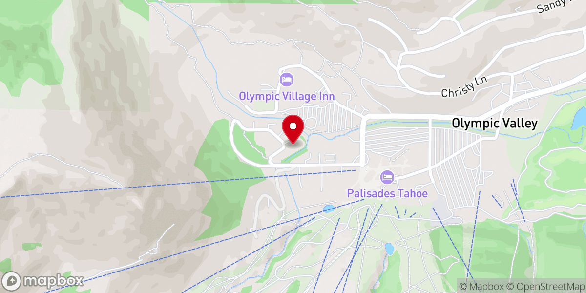 Map showing location of Olympic Valley Chapel - United Church of Christ