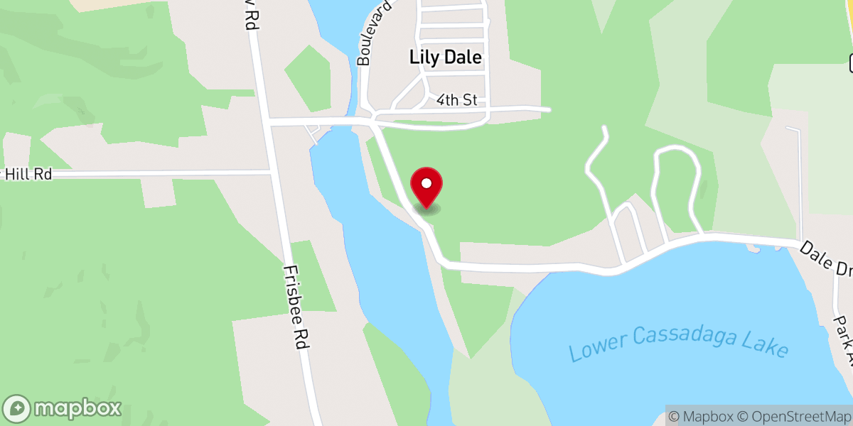Map showing location of Fellowships of the Spirit Lakeside Learning Center