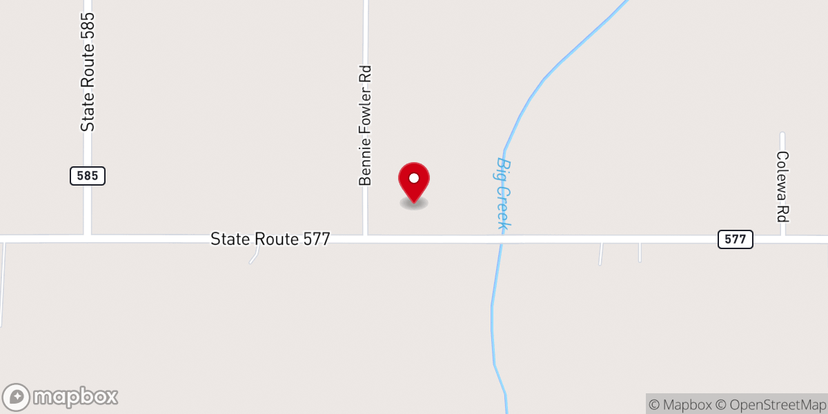 Map showing location of Colewa Church