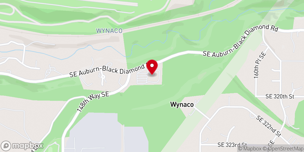 Map showing location of Cornerstone Gospel Church