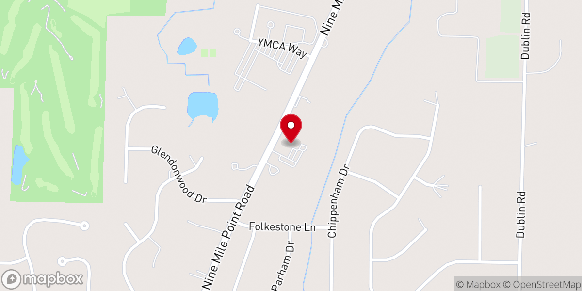 Map showing location of Southeast Bible Baptist Church