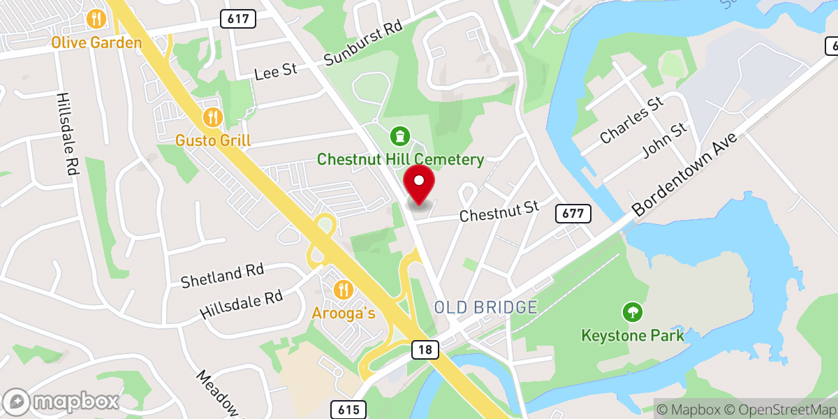 Map showing location of Nativity of Our Lord Byzantine Catholic Church
