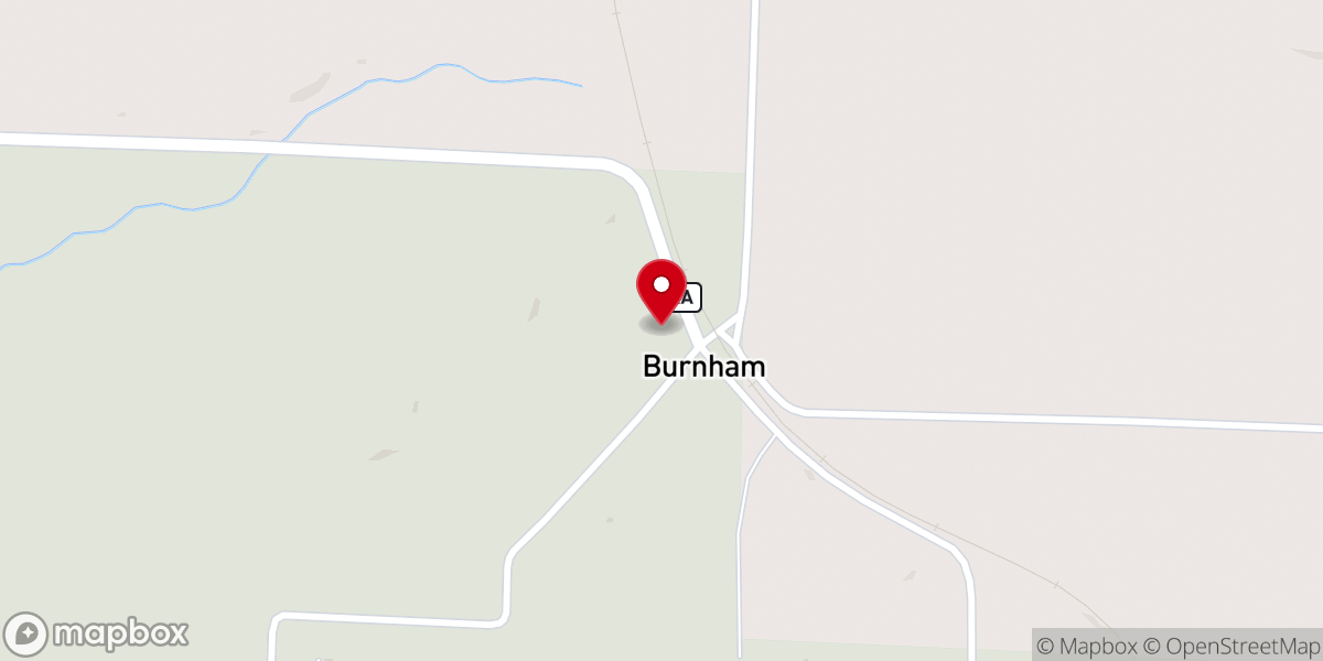 Map showing location of Full Gospel Church