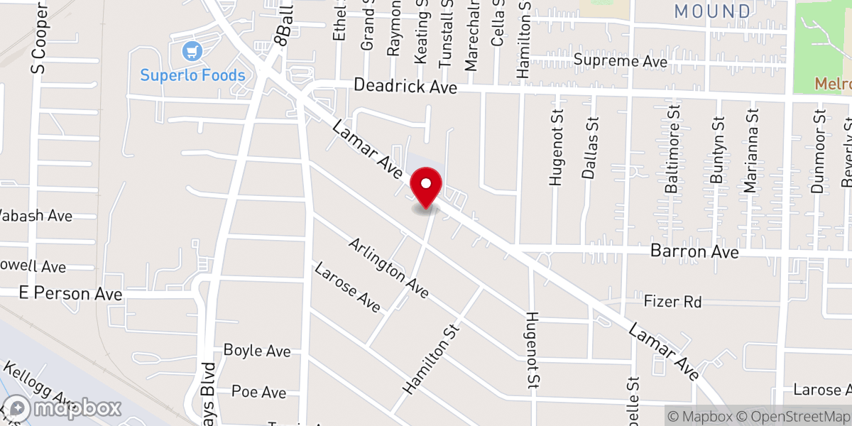 Map showing location of New Hope Church of God