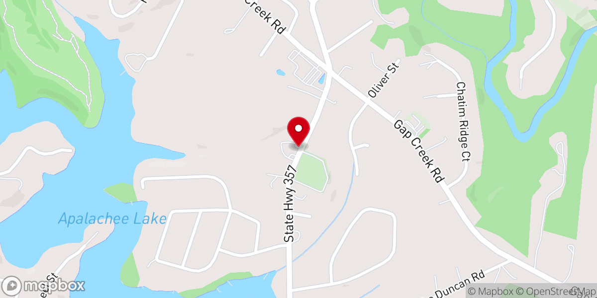 Map showing location of Zoar Chapel