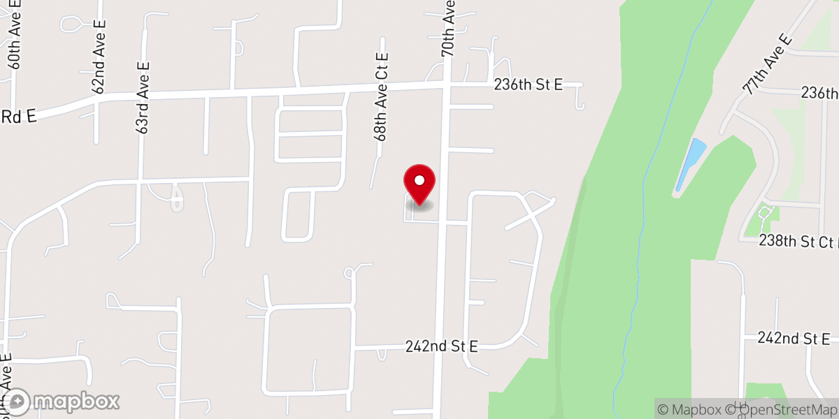 Map showing location of Graham Seventh-day Adventist Church